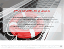Tablet Screenshot of info-sat.pl